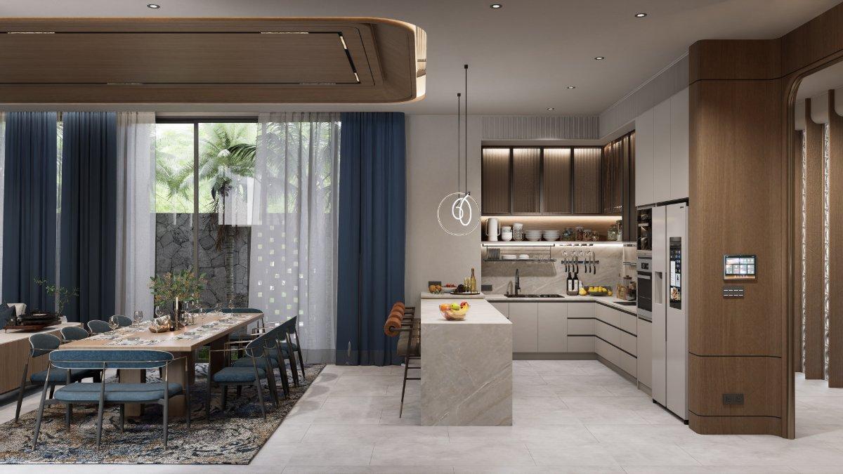 Exterior view of Luxurious Pool Villa for Sale at Soleil Residences, Kamala