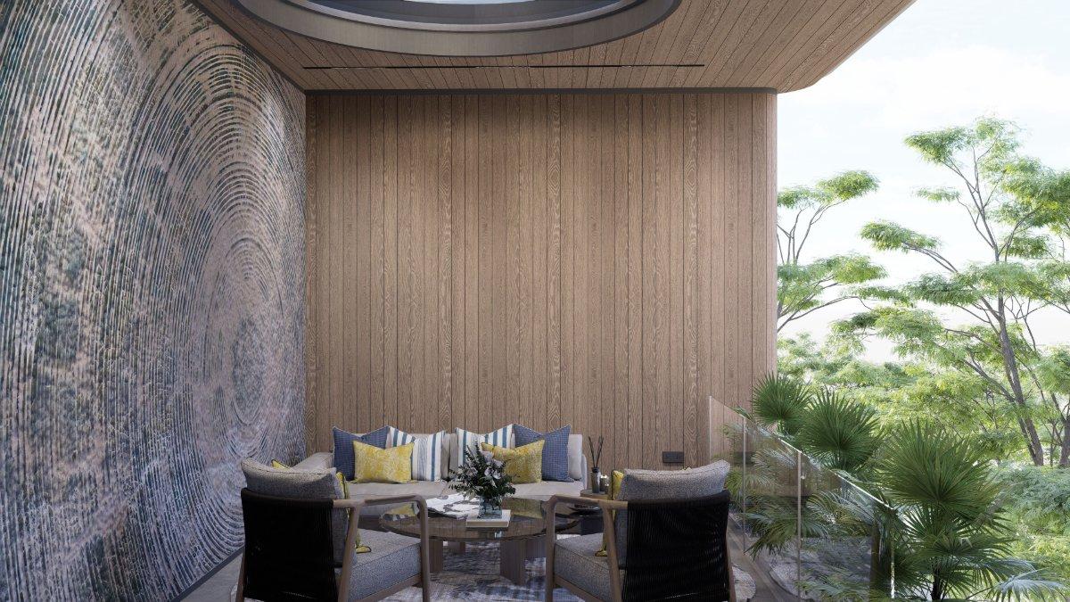 Exterior view of Luxurious Pool Villa for Sale at Soleil Residences, Kamala