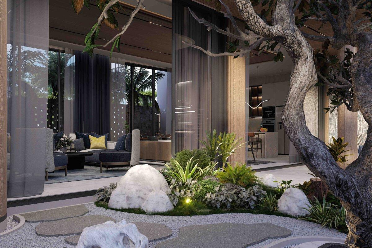 Exterior view of Luxurious Pool Villa for Sale at Soleil Residences, Kamala