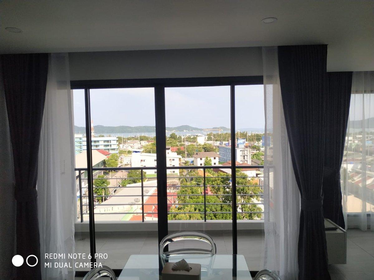 Interior view of Foreign Freehold 2-Bedroom Sea View Condo for Sale in Noon Village Tower 2, Chalong