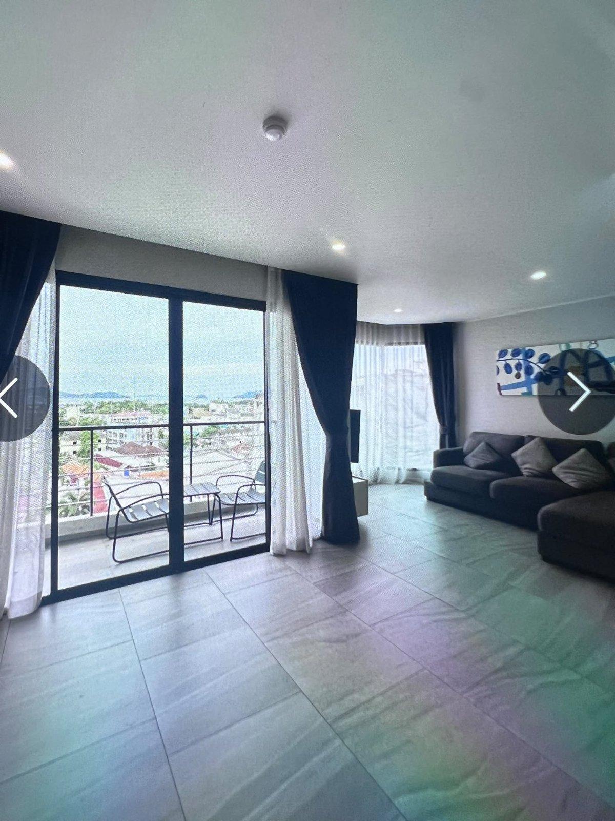 Interior view of Foreign Freehold 2-Bedroom Sea View Condo for Sale in Noon Village Tower 2, Chalong