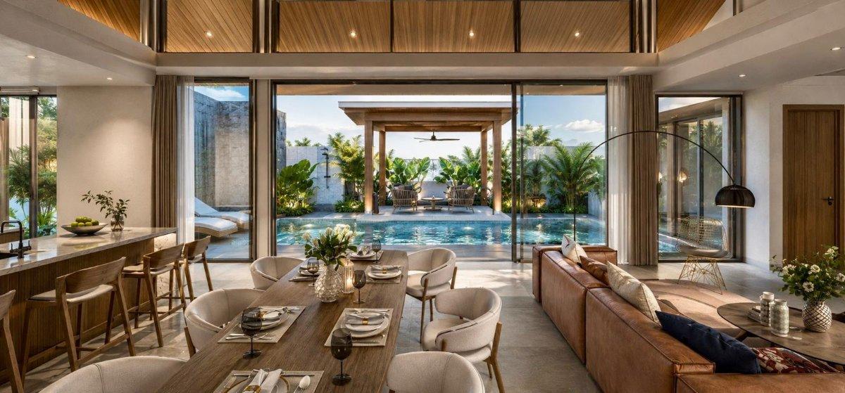 Interior view of 3-Bedroom Villa for Sale in Thalang - Grandma Villas GM3