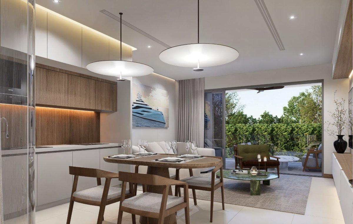 Interior view of 2 Bedroom Modern Condo for Sale at Sole Mio Residences, Bangtao