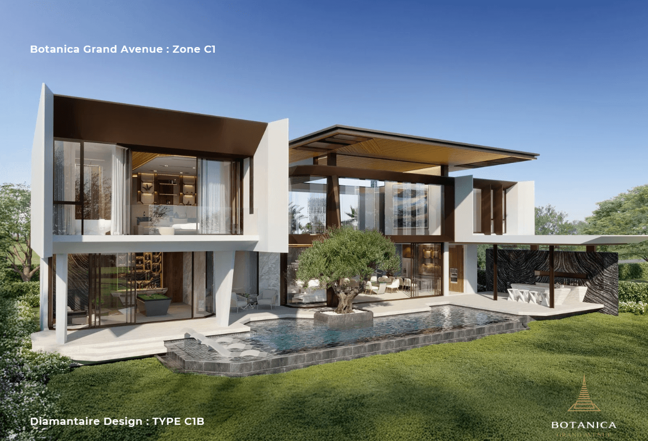 Interior view of 4 Bedroom Modern Elegant Design Villa for Sale at Botanica Grand Avenue – C1B Type Villa