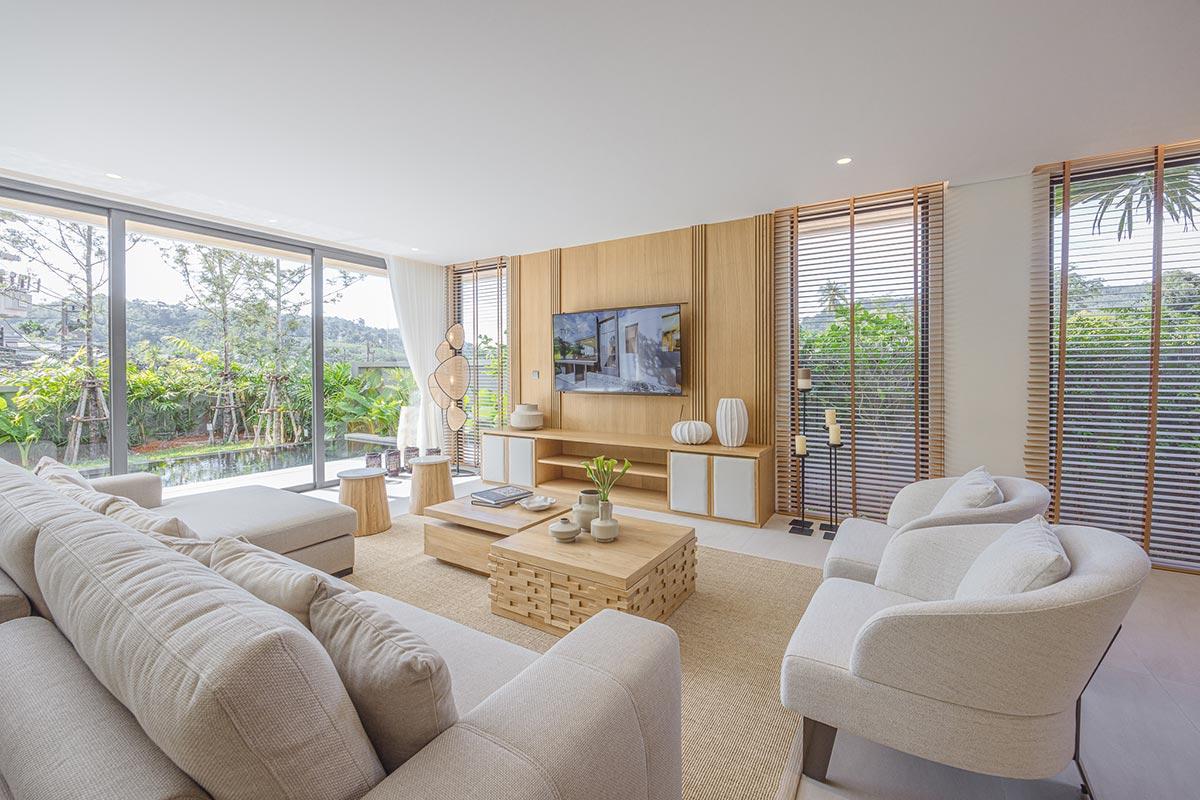 Interior view of 3-Bedroom Villa in TIARA Saku - Type A - Naiyang Villa for Sale