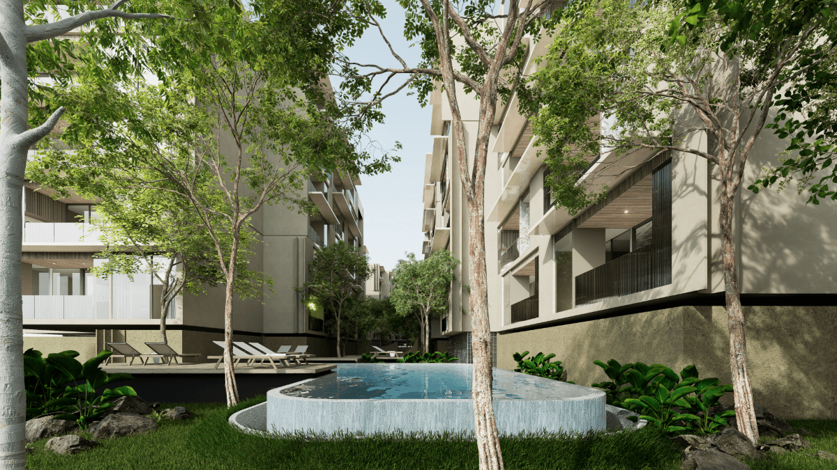 Interior view of 2 Bedroom Apartment for Sale at The Liberty Condominium by Wallaya