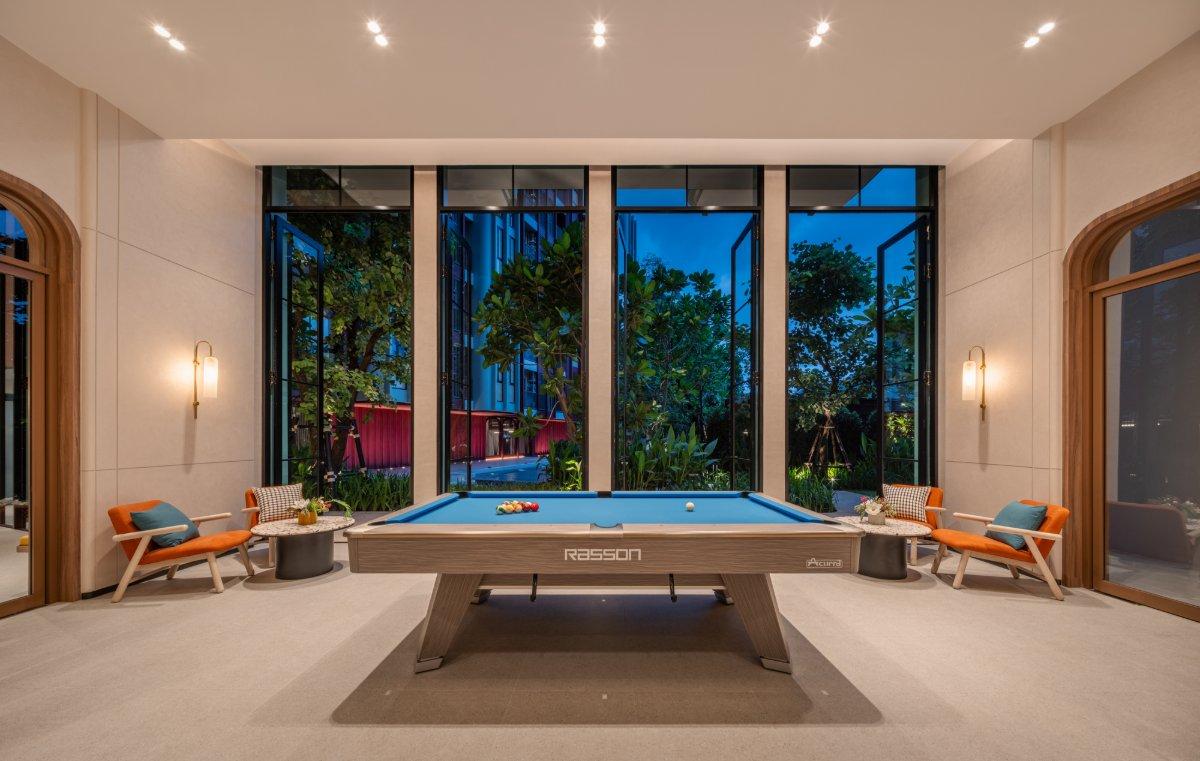 Interior view of Larger 1 Bedroom Apartment for Sale at Base Bukit Condominium, Phuket Town