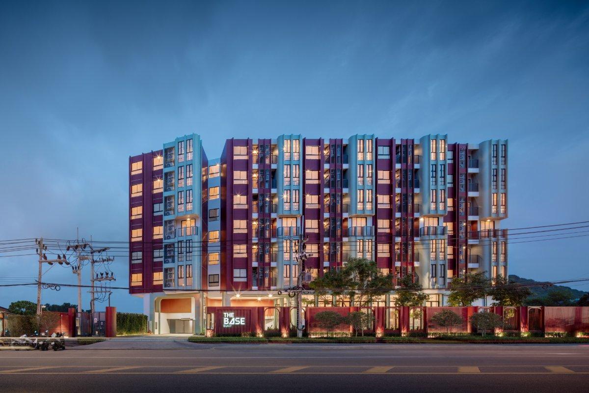 Interior view of Larger 1 Bedroom Apartment for Sale at Base Bukit Condominium, Phuket Town