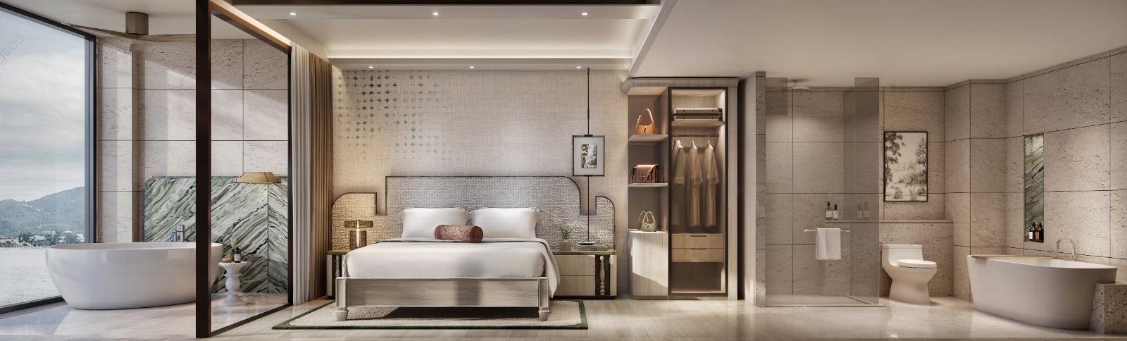 Interior view of 1 Bedroom Apartment for Sale at Intercontinental Residence Phuket, Kamala Beach