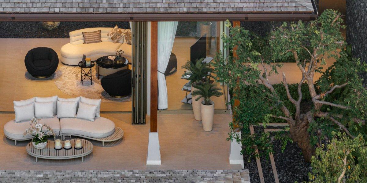 Interior view of 3 Bedroom Balinese Tropical Style Botanica Four Seasons Villa for Sale at Summer Zone - Type A