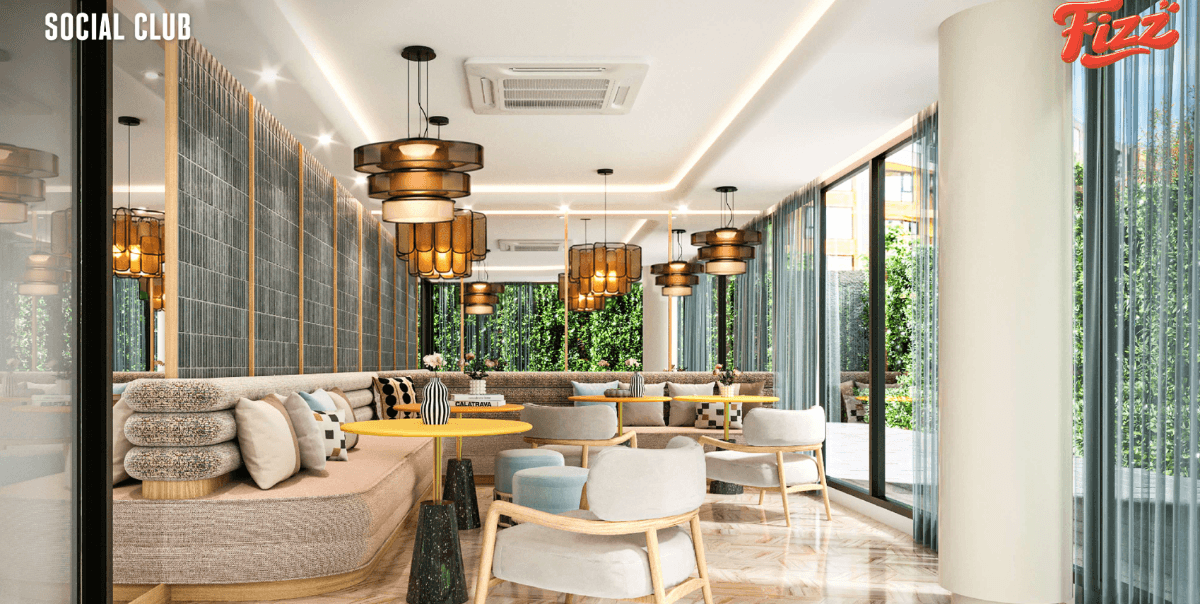 Interior view of 1 Bedroom Boutique Apartment for Sale at Title Fizz, Kata Beach