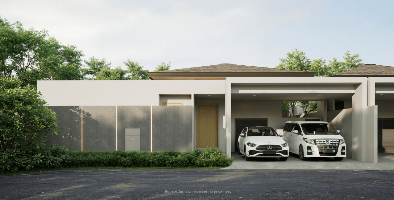 Interior view of 3-Bedroom Pool Villa for Sale at Botanica Verdant, Pru Jampa - Type B - Very Attractive Price