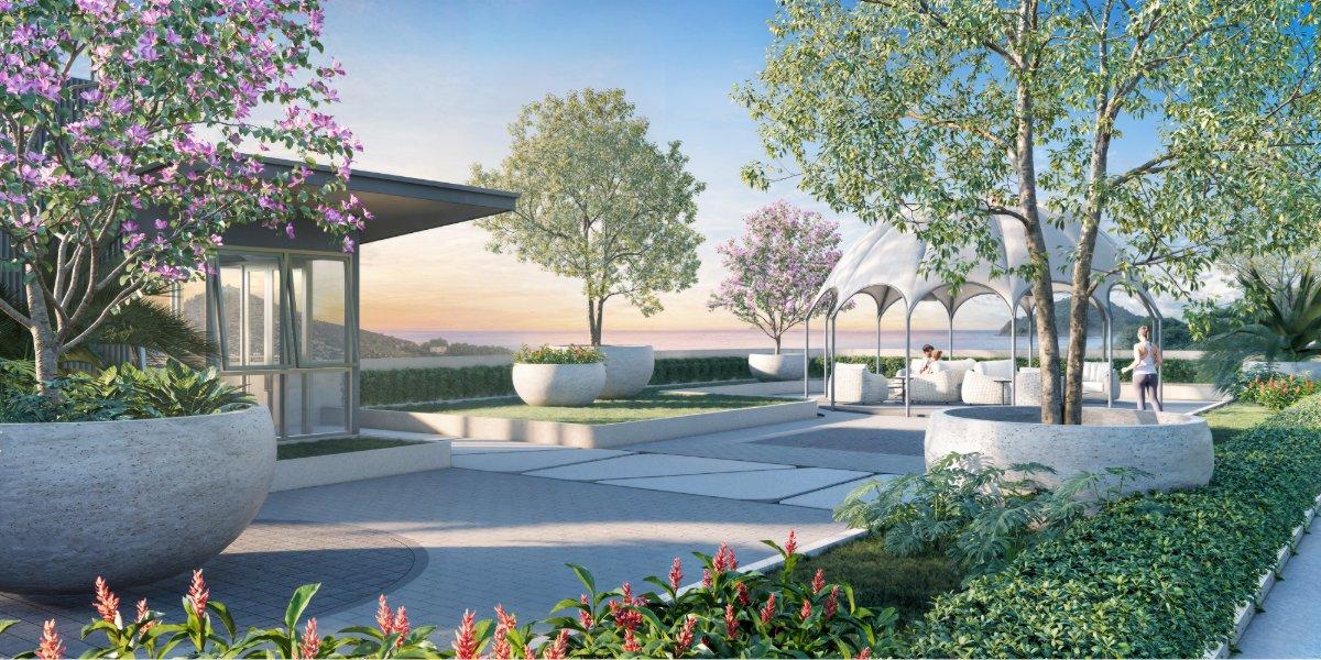Interior view of Larger 1 Bedroom Apartment at Saint Tropez Condo for Sale