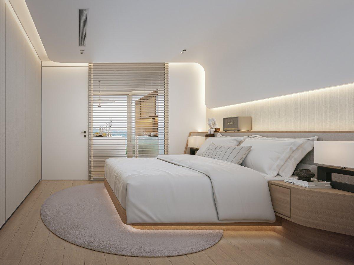 Interior view of 2 Bedroom Spacious Corner Condo for Sale at Sole Mio Residences, Bangtao