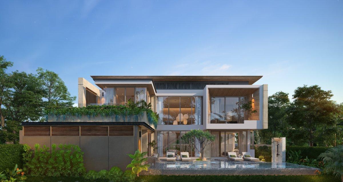 Interior view of 3 Bedroom Tropical Pool Villas for Sale at Zenithy La Ville, Koh Keaw