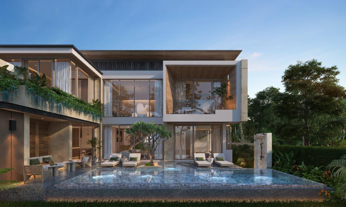Interior view of 3 Bedroom Tropical Pool Villas for Sale at Zenithy La Ville, Koh Keaw