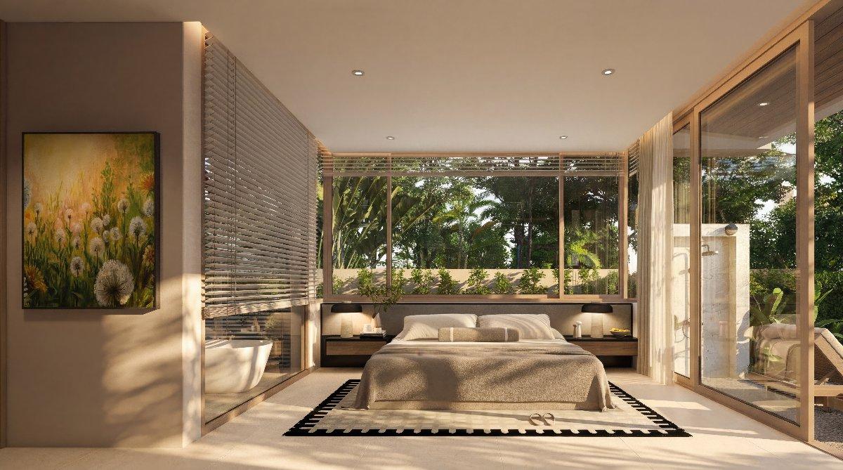 Interior view of 3 Bedroom Tropical Pool Villas for Sale at Zenithy La Ville, Koh Keaw