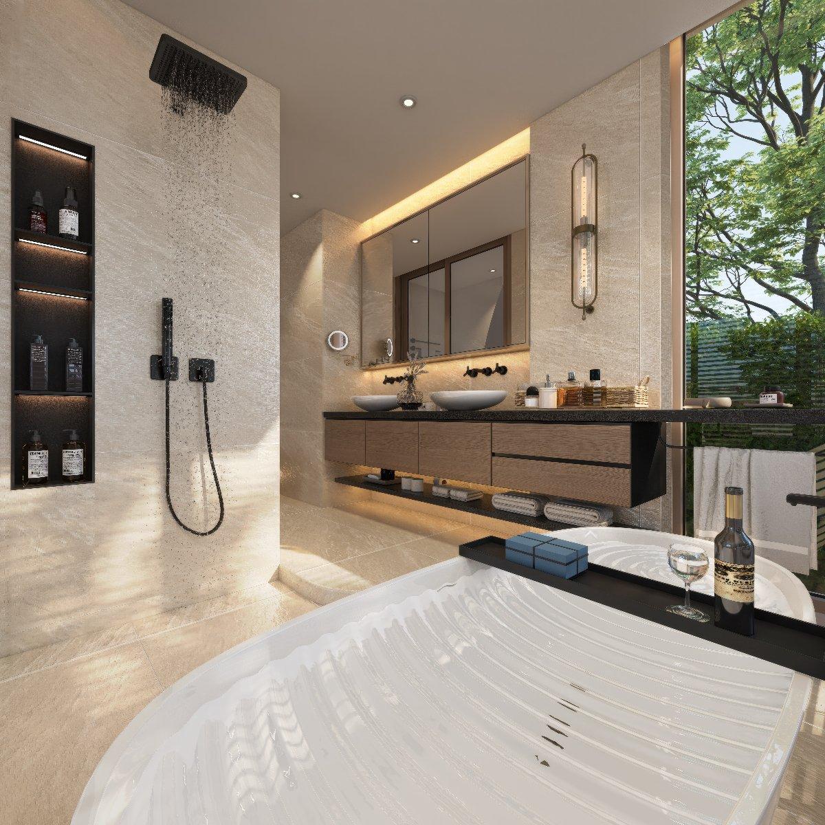Interior view of 3 Bedroom Tropical Pool Villas for Sale at Zenithy La Ville, Koh Keaw