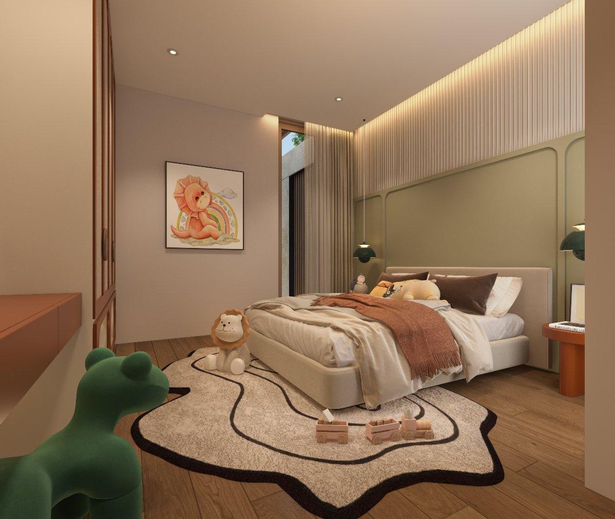Interior view of 3 Bedroom Tropical Pool Villas for Sale at Zenithy La Ville, Koh Keaw