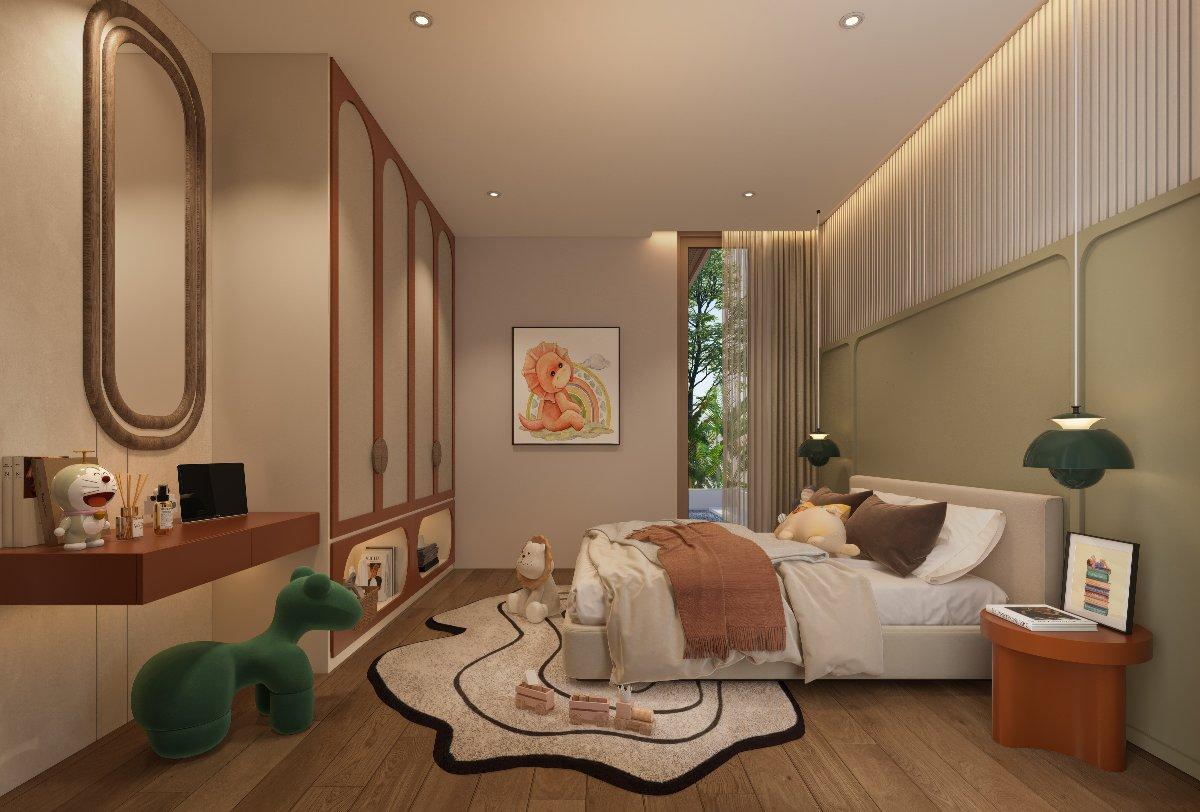 Interior view of 3 Bedroom Tropical Pool Villas for Sale at Zenithy La Ville, Koh Keaw