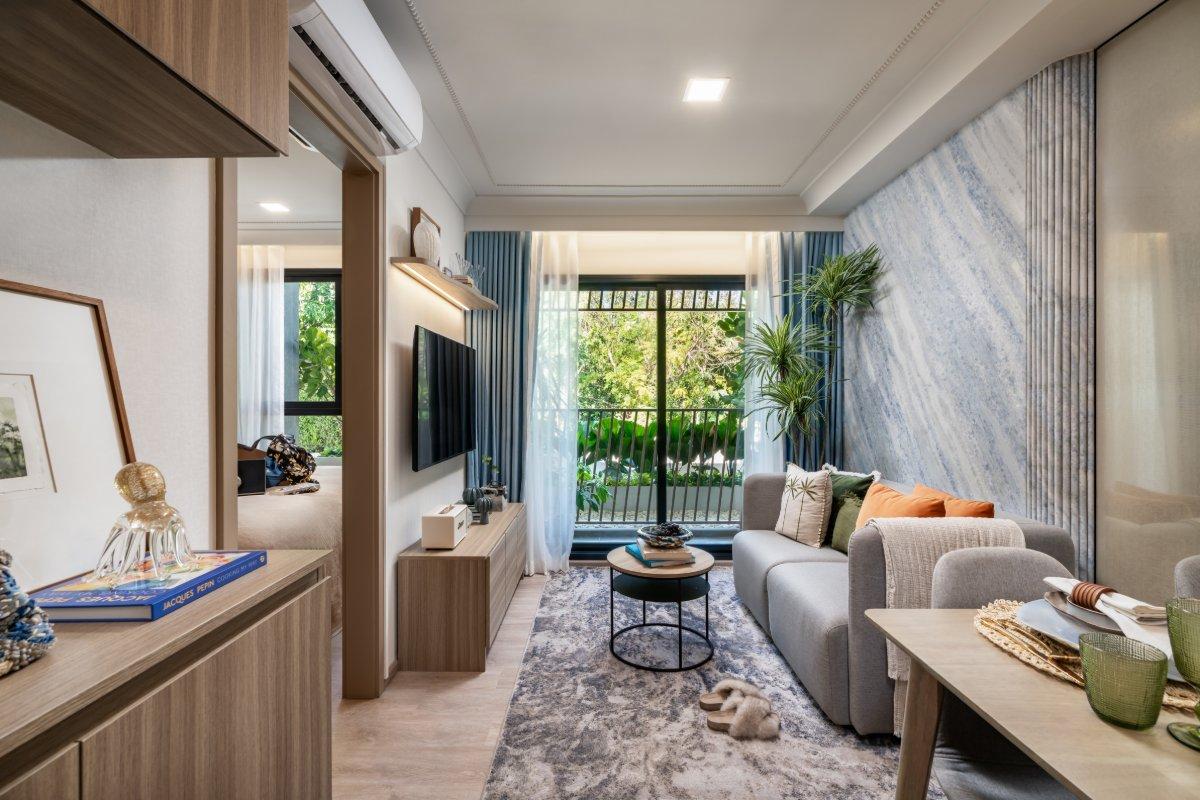 Interior view of Larger 1 Bedroom Condo for Sale at Rhea by Sansiri, Surin Beach