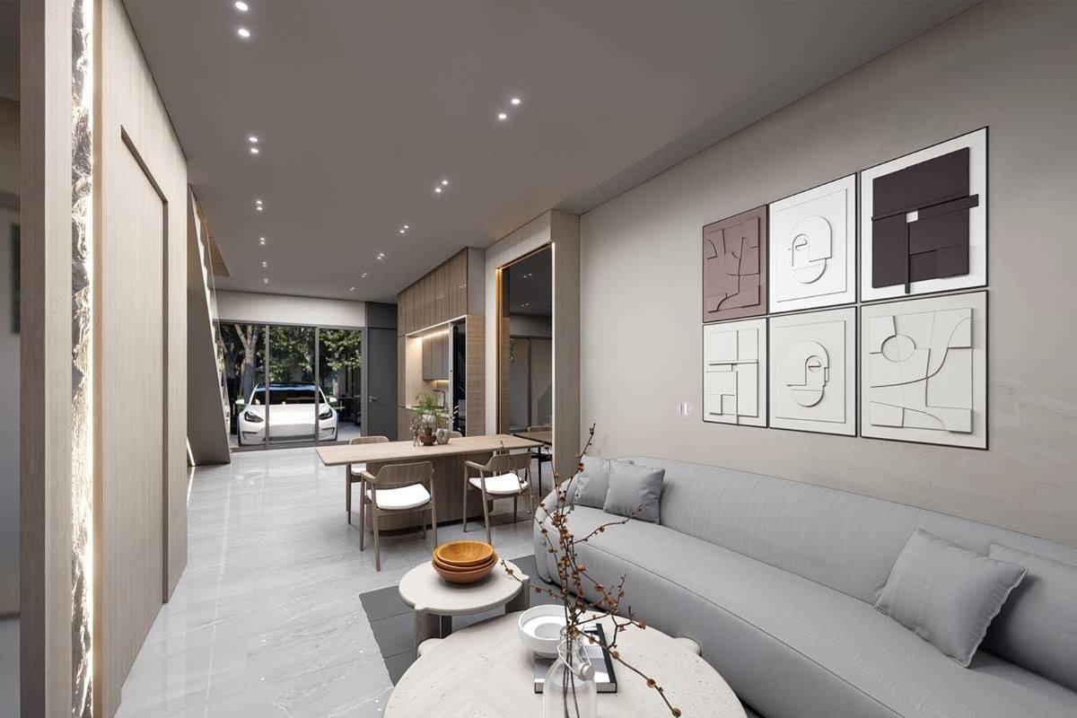 Interior view of 3-Bedroom Luxury Townhouses for Sale at Rawai Luxe by Narinsaya