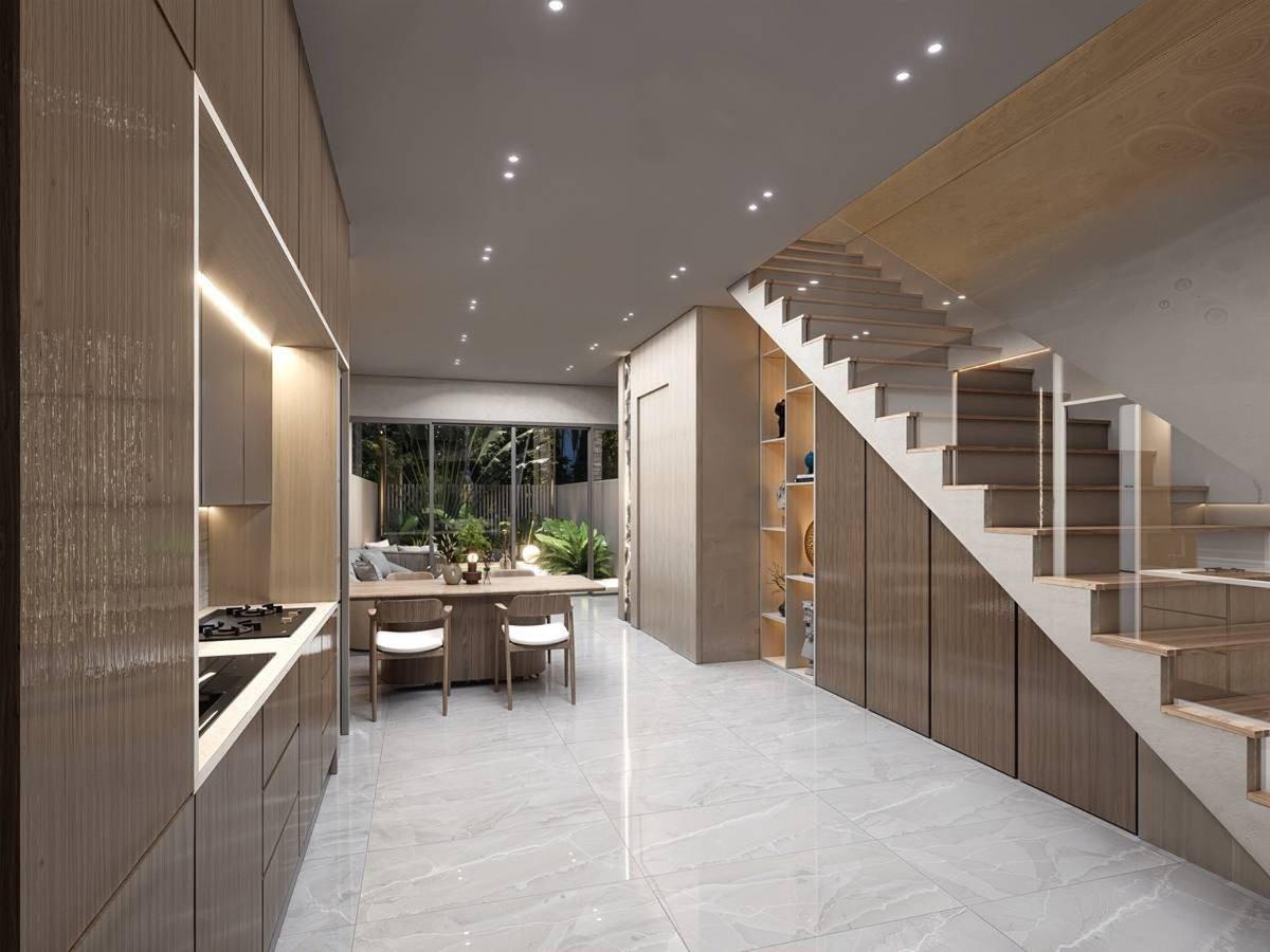 Interior view of 3-Bedroom Luxury Townhouses for Sale at Rawai Luxe by Narinsaya