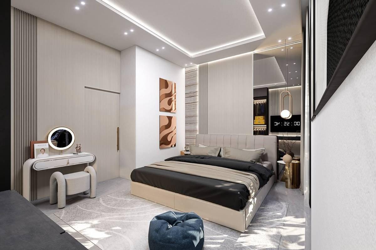 Interior view of 3-Bedroom Luxury Townhouses for Sale at Rawai Luxe by Narinsaya