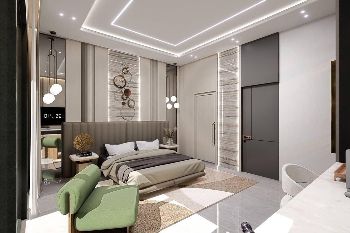 Interior view of 3-Bedroom Luxury Townhouses for Sale at Rawai Luxe by Narinsaya