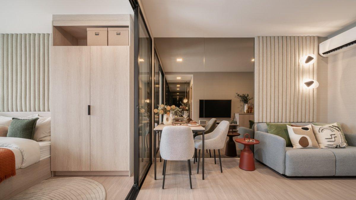Interior view of 2 Bedroom Apartment for Sale at Base Bukit Condominium, Phuket Town