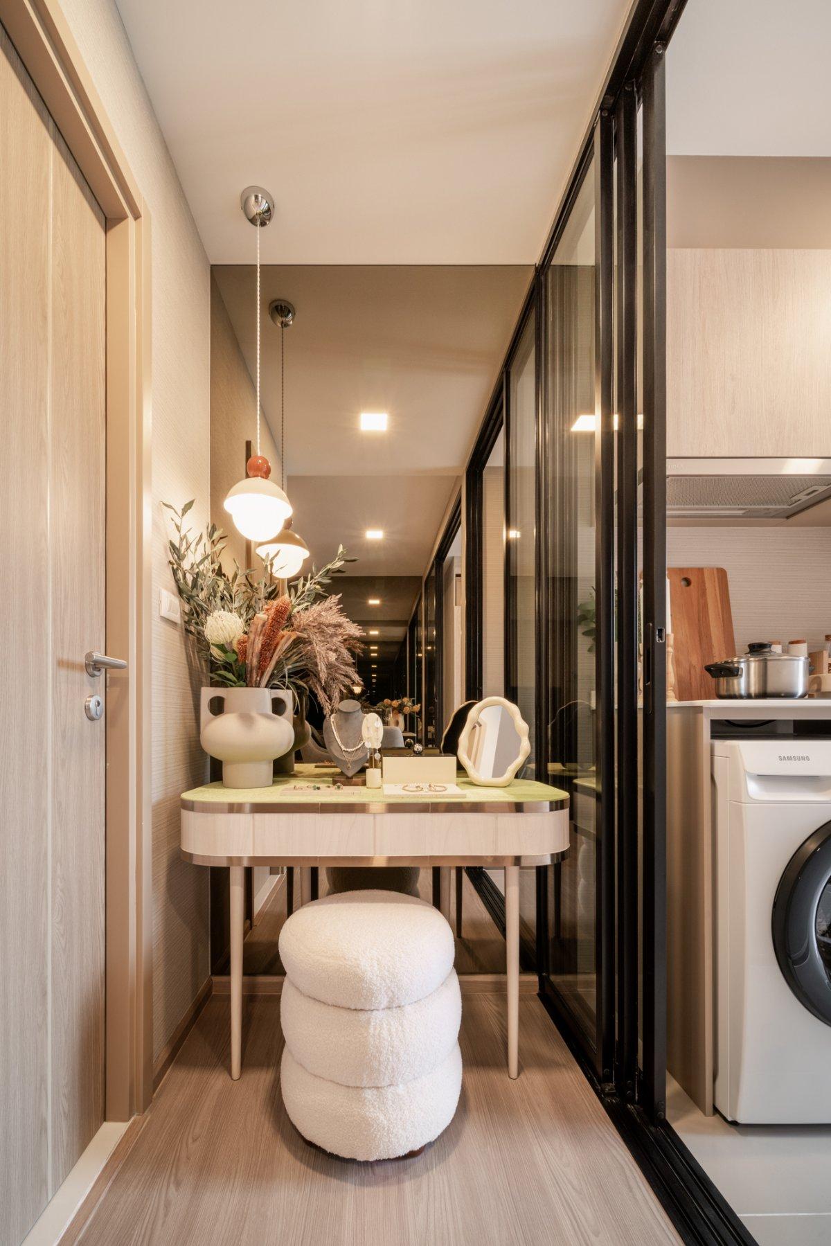 Interior view of 2 Bedroom Apartment for Sale at Base Bukit Condominium, Phuket Town