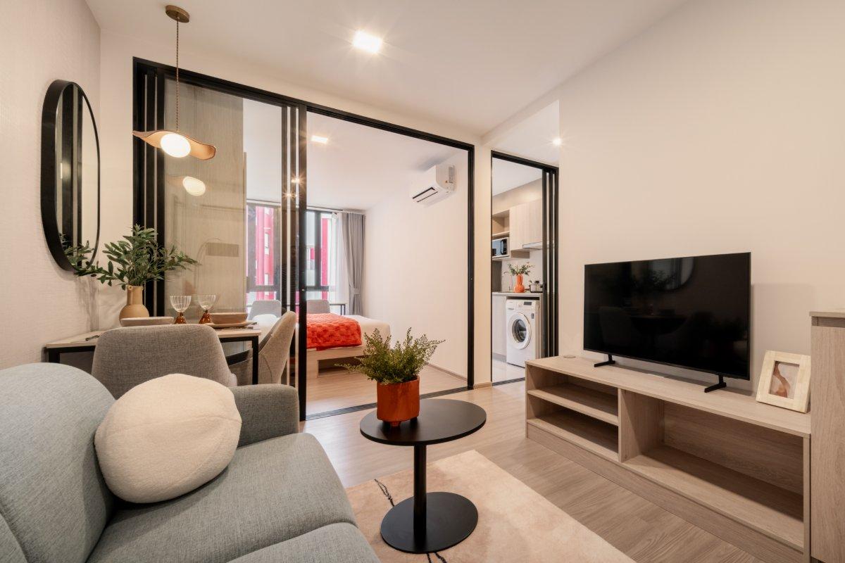 Interior view of 2 Bedroom Apartment for Sale at Base Bukit Condominium, Phuket Town