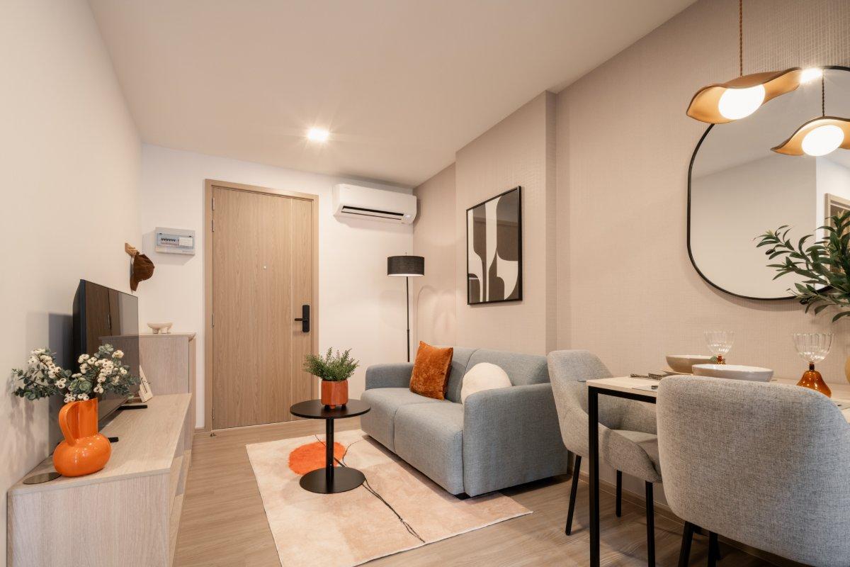 Interior view of 2 Bedroom Apartment for Sale at Base Bukit Condominium, Phuket Town