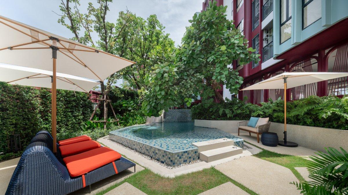 Interior view of 2 Bedroom Apartment for Sale at Base Bukit Condominium, Phuket Town