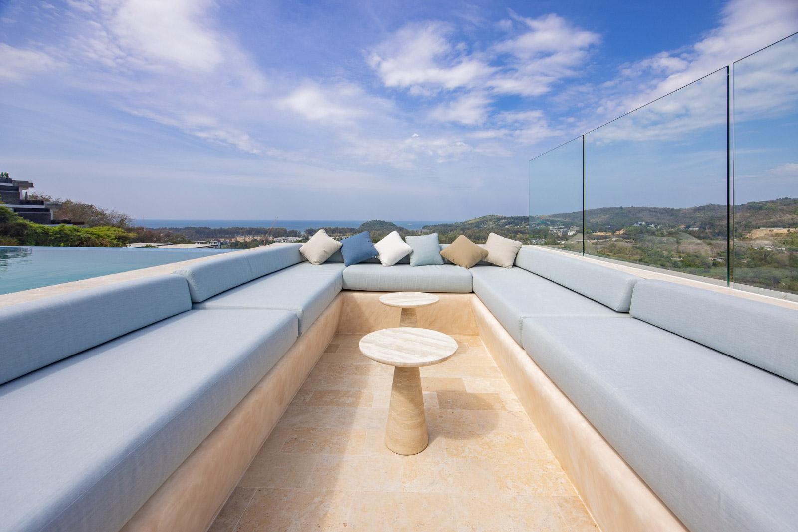 Interior view of 3 Bedroom Sea View & Valley View Villa for Sale in Cohiba Villas Phuket, Layan