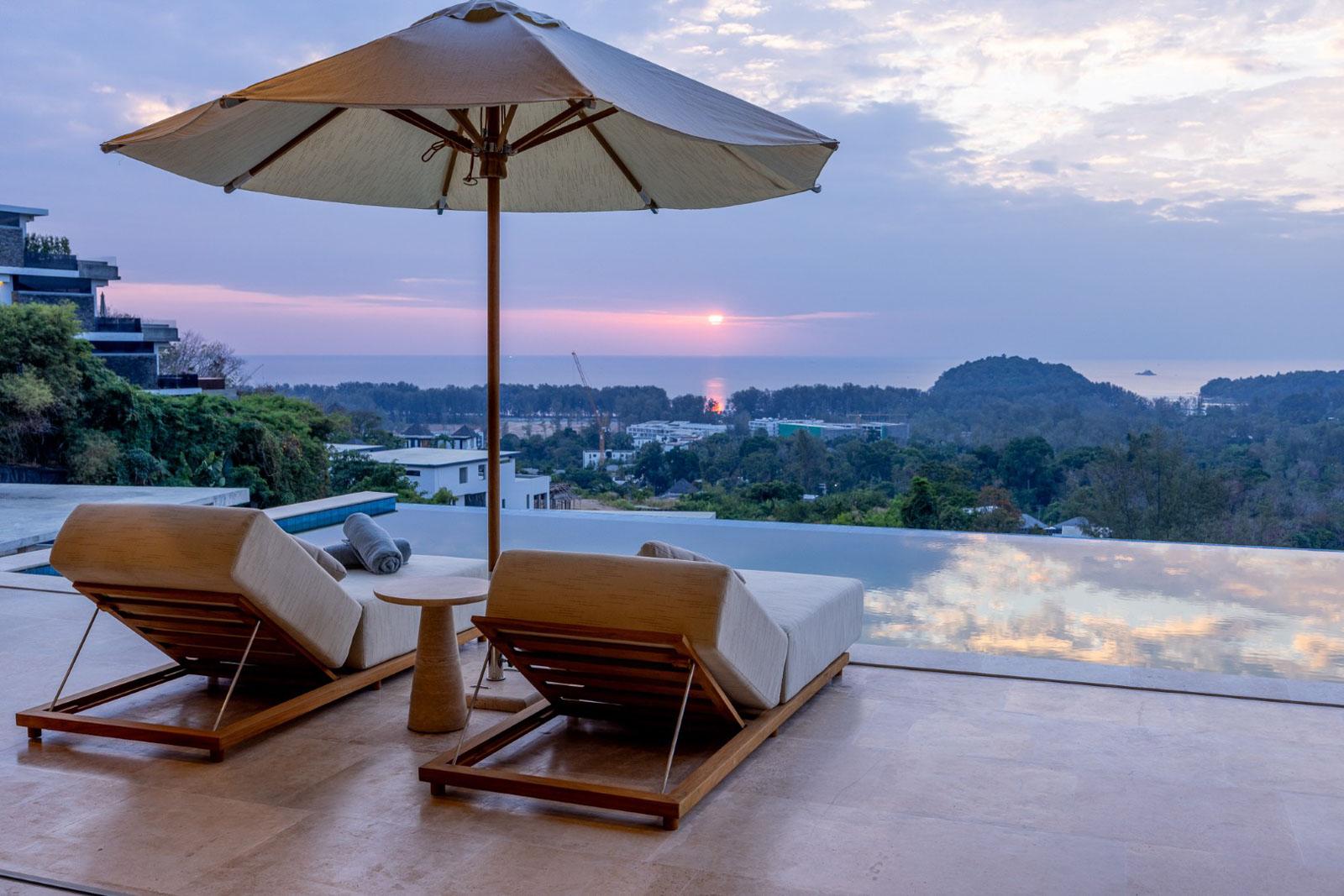 Interior view of 3 Bedroom Sea View & Valley View Villa for Sale in Cohiba Villas Phuket, Layan