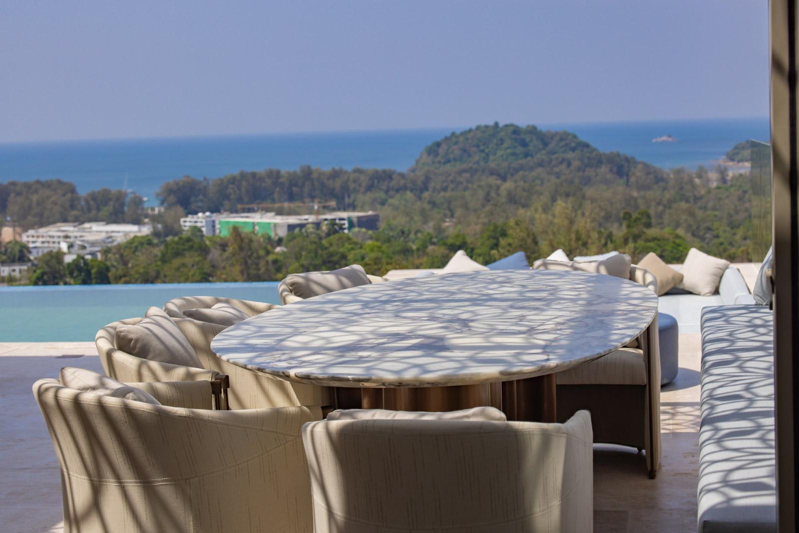 Interior view of 3 Bedroom Sea View & Valley View Villa for Sale in Cohiba Villas Phuket, Layan