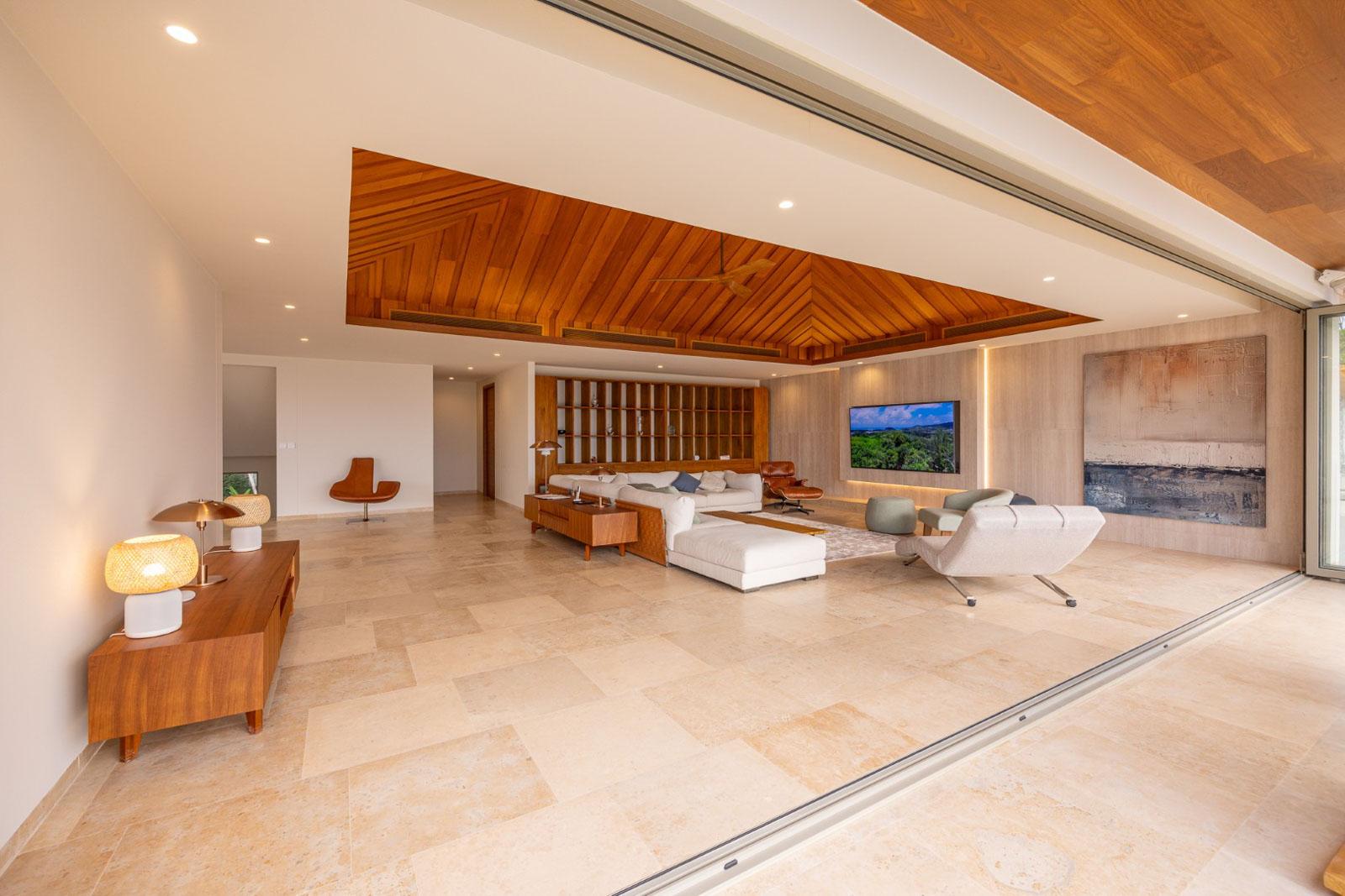Interior view of 3 Bedroom Sea View & Valley View Villa for Sale in Cohiba Villas Phuket, Layan