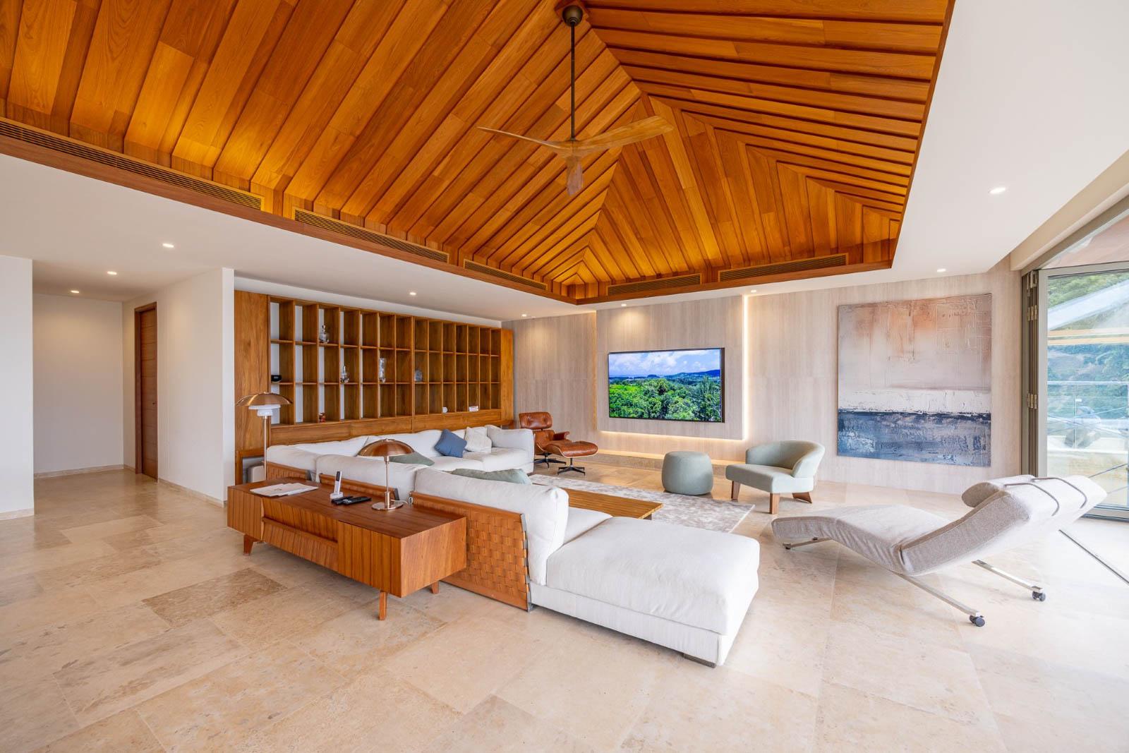 Interior view of 3 Bedroom Sea View & Valley View Villa for Sale in Cohiba Villas Phuket, Layan