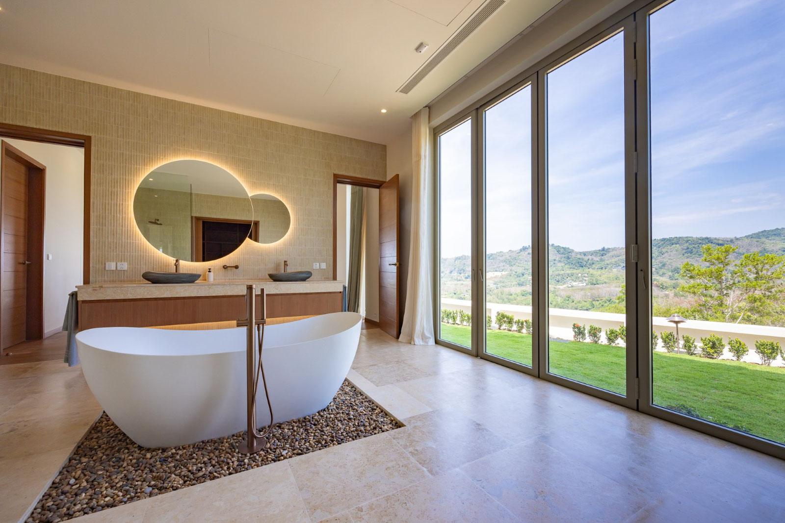Interior view of 3 Bedroom Sea View & Valley View Villa for Sale in Cohiba Villas Phuket, Layan