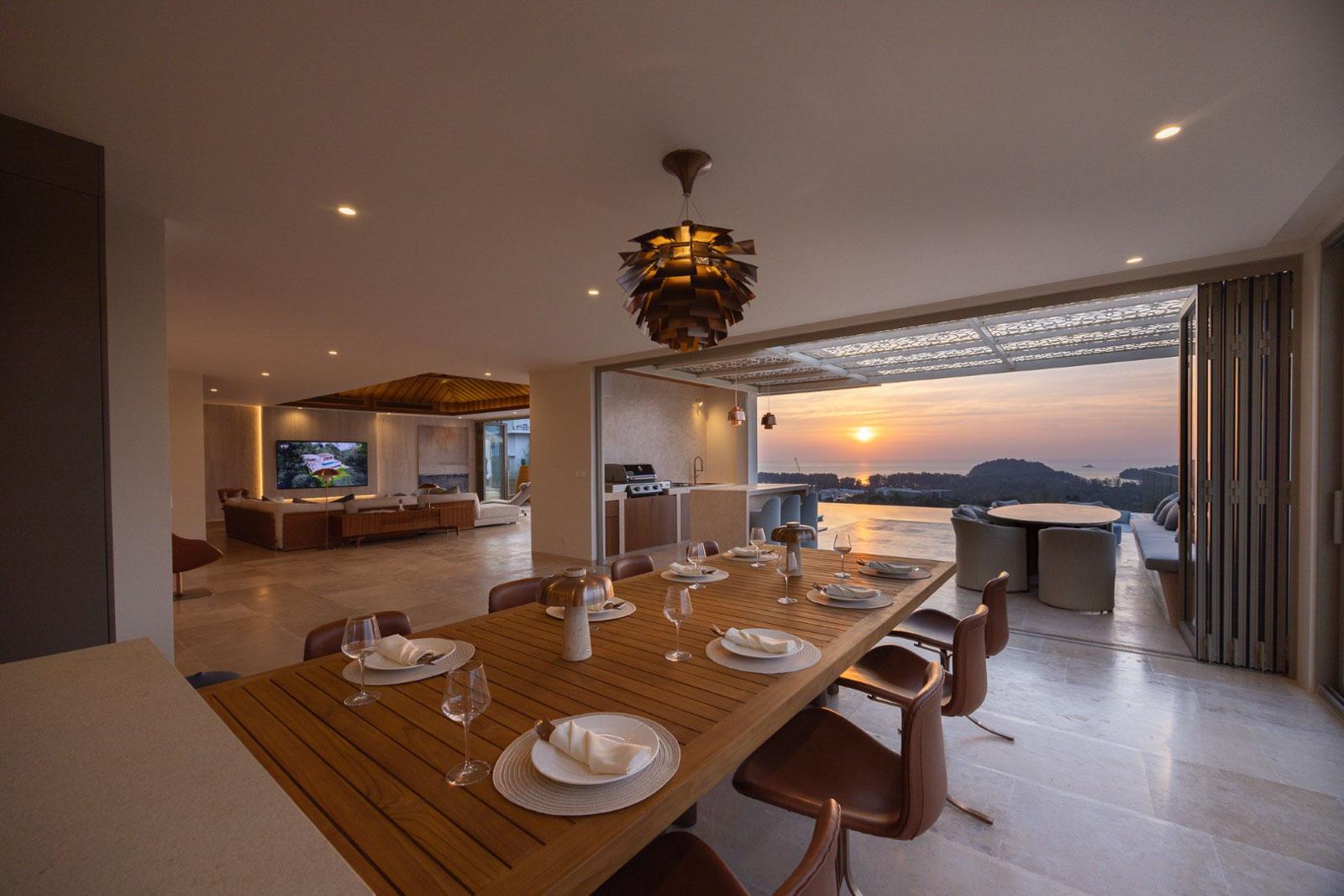 Interior view of 3 Bedroom Sea View & Valley View Villa for Sale in Cohiba Villas Phuket, Layan