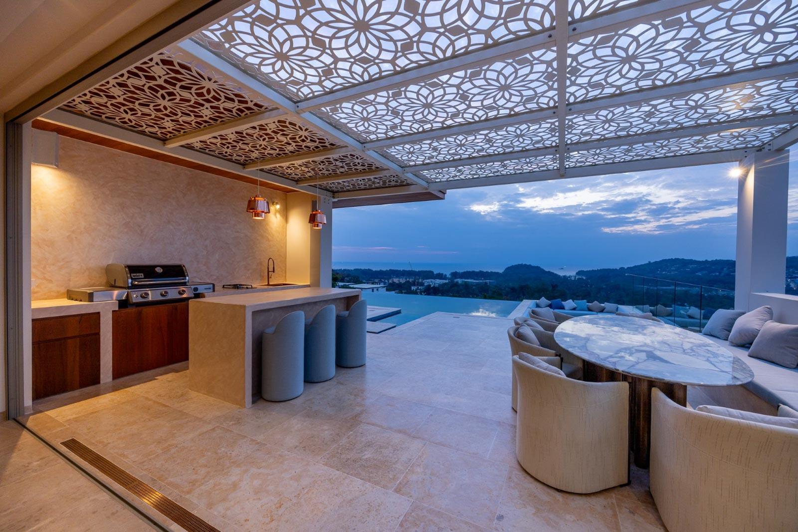 Interior view of 3 Bedroom Sea View & Valley View Villa for Sale in Cohiba Villas Phuket, Layan