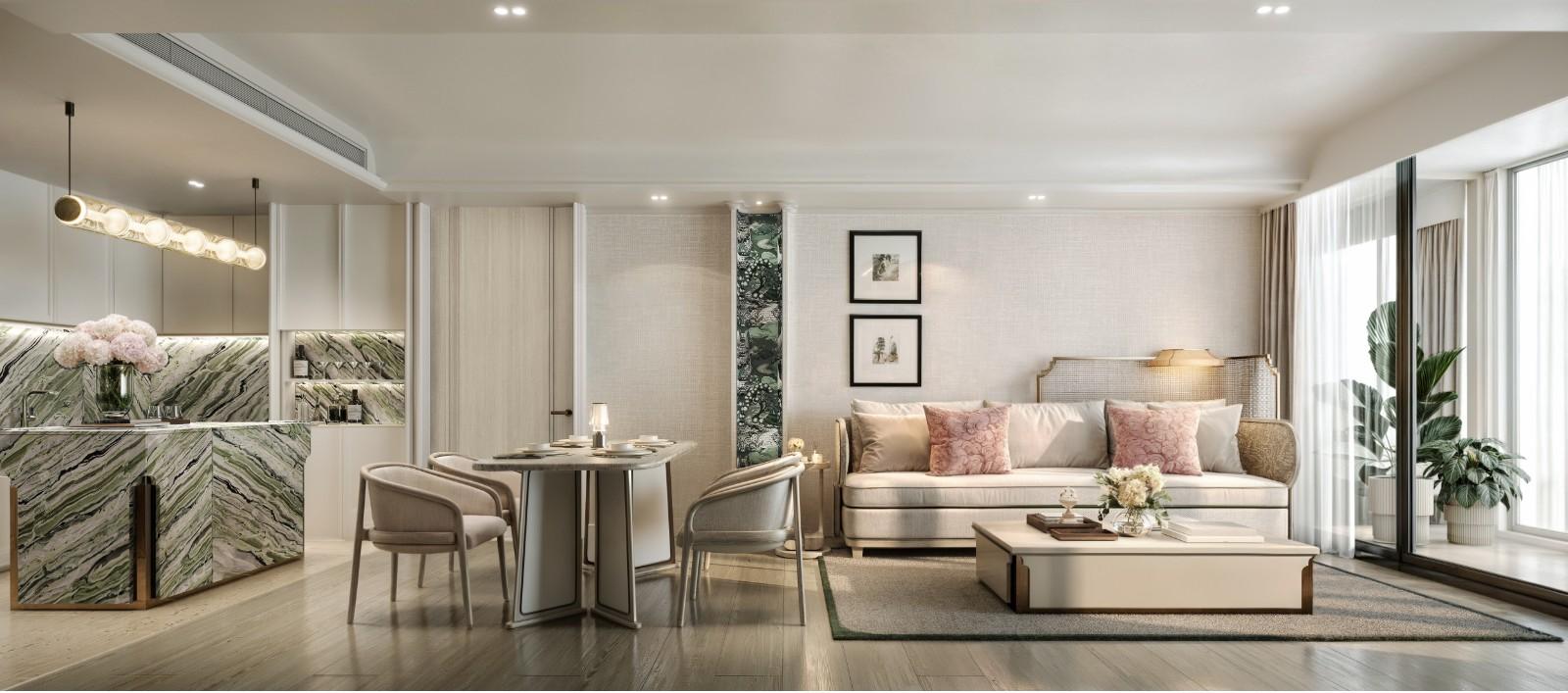 Interior view of 2 Bedroom Apartment for Sale at Intercontinental Residence Phuket, Kamala Beach