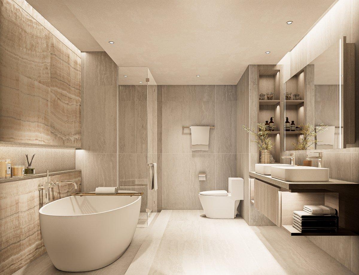 Interior view of 2 Bedroom Condo with Pool for Sale at Bellaguna Lake Residences Lotus