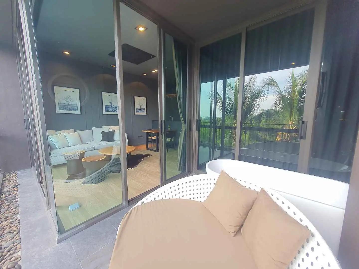 Exterior view of Pool View Resale Condo In Saturdays, Naiharn Beach