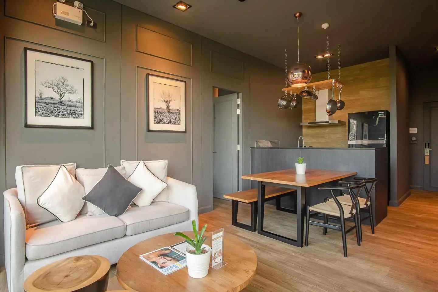 Interior view of 2 Bedroom Mountain View Resale Unit At Saturdays Condo, Naiharn