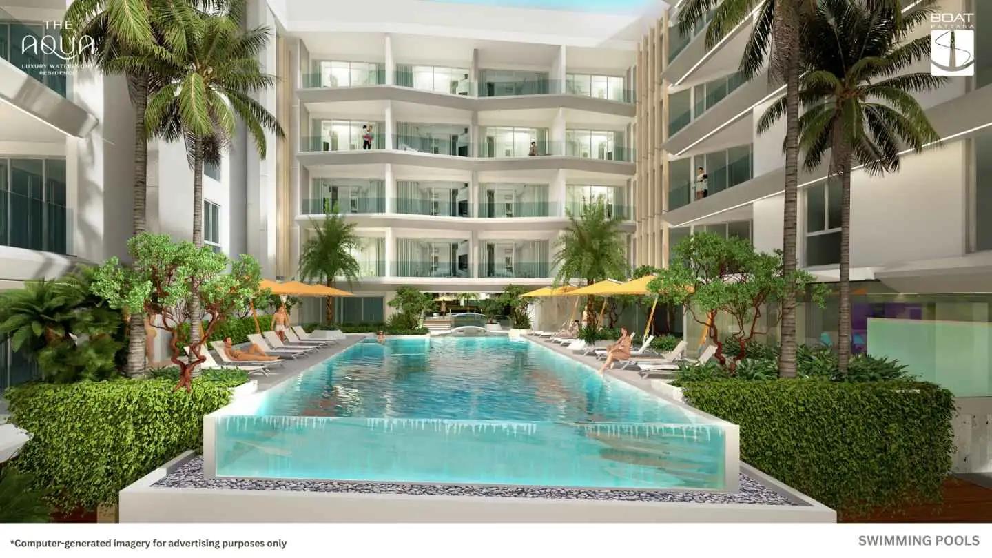 Interior view of 3 Bedroom Resale Apartment At Aqua Residence Boat Avenue