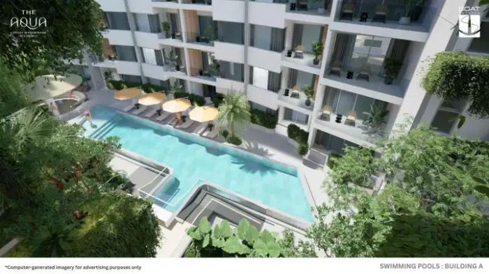 Interior view of Resale 1 Bedroom Apartment In Aqua Waterfront Residence