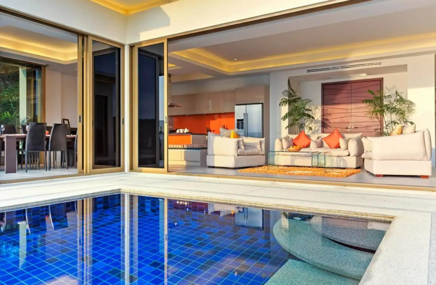 Exterior view of 4-Bedroom Vista del Mar Phuket Sea View Villa for Sale