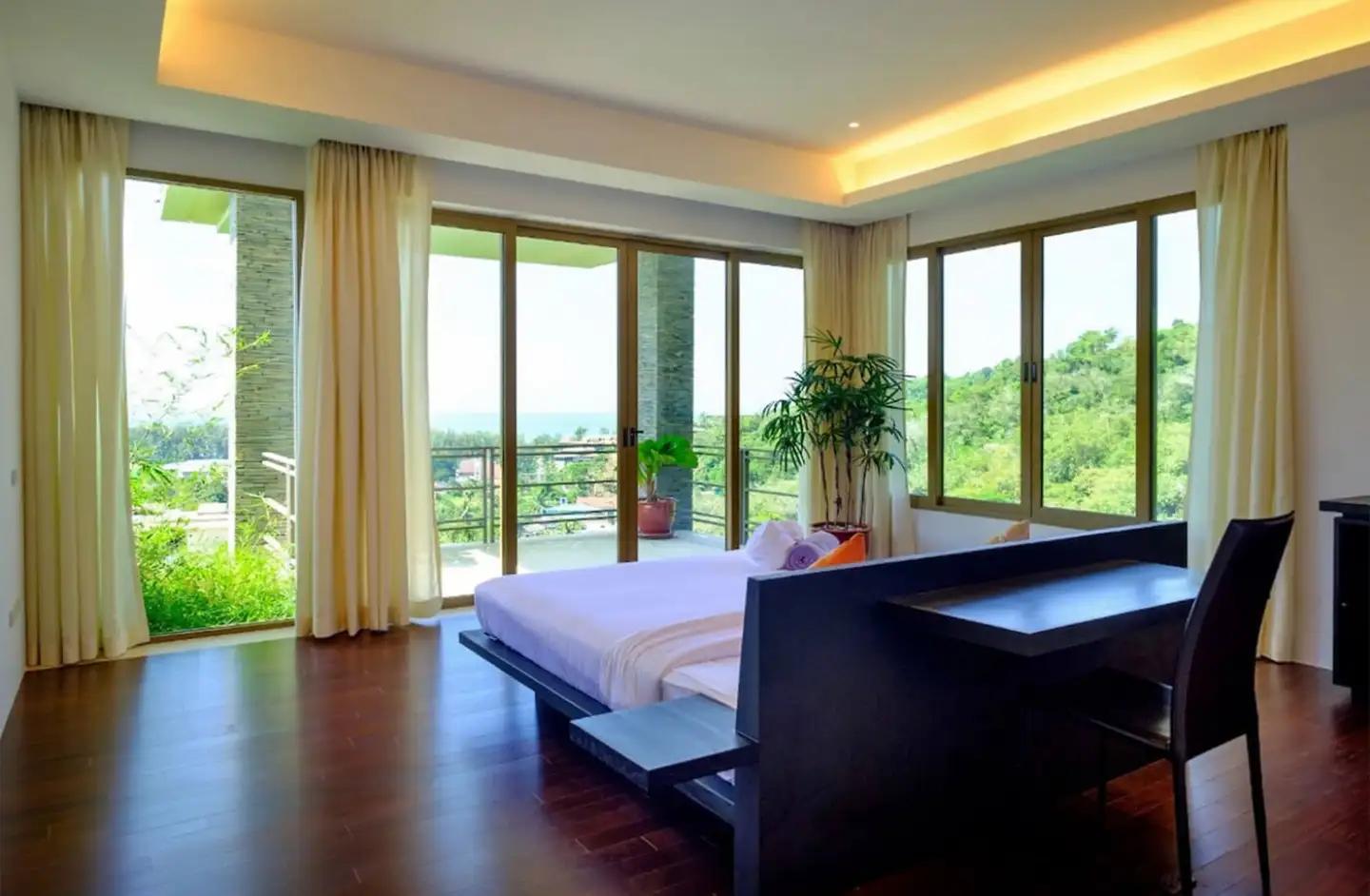 Exterior view of 4-Bedroom Vista del Mar Phuket Sea View Villa for Sale